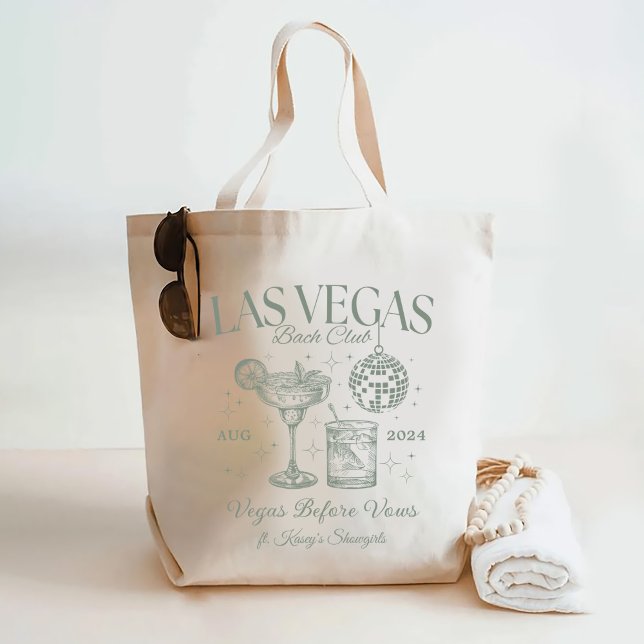 Bolsa Tote Despedida de Solteira Personalizada Las Vegas (Criador carregado)