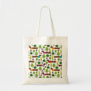 Bolsa Tote Despensa Em Uma Caminhada No Parque
