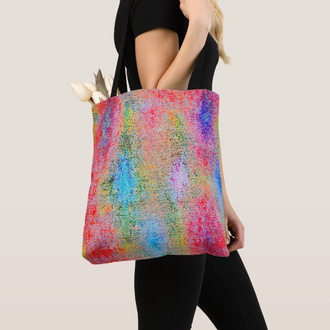 Bolsa Tote Despredação das cores (Close Up)