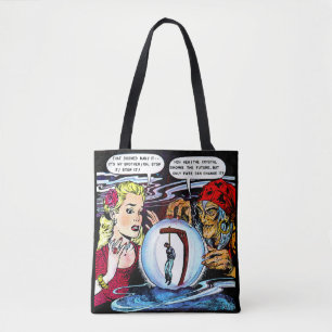 Bolsa Tote Destino Das Histórias em quadrinhos De Vintage Da