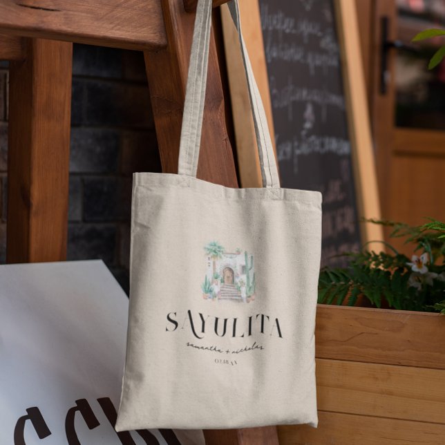 Bolsa Tote Destino México | Boas-vindas ao Casamento (Criador carregado)