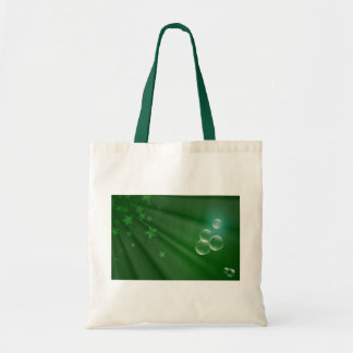 Bolsa Tote Destino verde do amor da paz da arte do teste padr