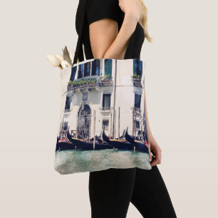 Bolsa Tote Destinos Fotografia da frente d'água de Veneza