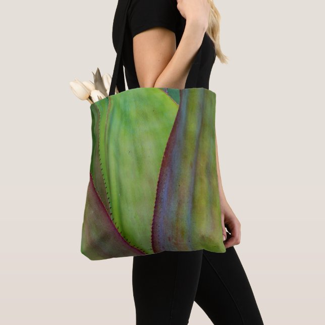 Bolsa Tote Detalhes da Planta Agave (Close Up)
