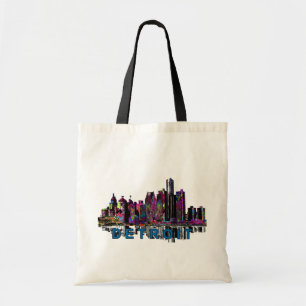 Bolsa Tote Detroit, Michigan em grafite