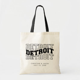 Bolsa Tote Detroit Wedding Welcome