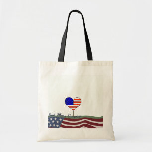 Bolsa Tote deus abençoe America Bag