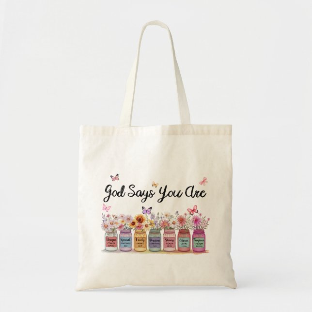 Bolsa Tote Deus Diga Que Você É Cristão (Frente)