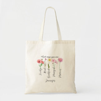 Bolsa Tote Deus diz que você é, aniversário de casamento cris