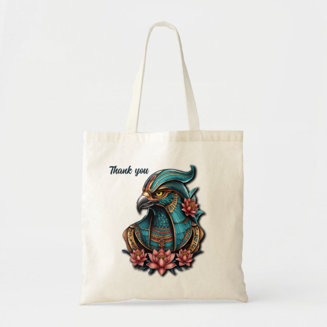 Bolsa Tote Deus do Falcão Egípcio. (Frente)