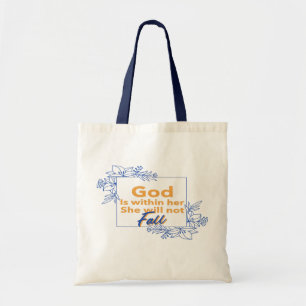 Bolsa Tote Deus está dentro dela, ela não vai cair