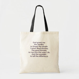 Bolsa Tote Deus me conceda Humor