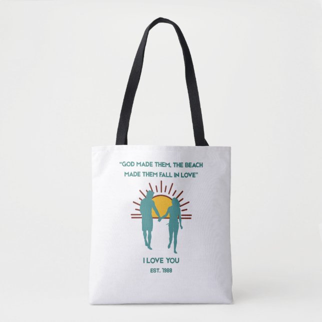 Bolsa Tote Deus os Fez Amor de Praia Luxo  (Frente)