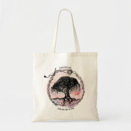 Bolsa Tote Deusa Árvore Se Você Não Olhar A Rosa