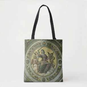 Bolsa Tote Deusa Romana da Justiça com Anjos por Raphael