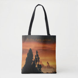 Bolsa Tote Devagar, Simplificar, e ser gentil.....