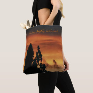 Bolsa Tote Devagar, Simplificar, e ser gentil.....