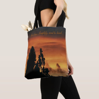 Bolsa Tote Devagar, Simplificar, e ser gentil.....