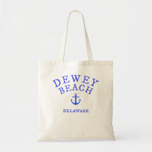 Bolsa Tote Dewey Beach, Delaware Sea Town Tee, Náutica