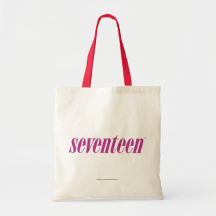 Bolsa Tote Dezessete Logotipo-Roxos