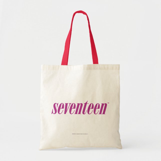 Bolsa Tote Dezessete Logotipo-Roxos (Frente)