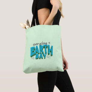 Bolsa Tote Dia a dia é moderno no Dia da Terra