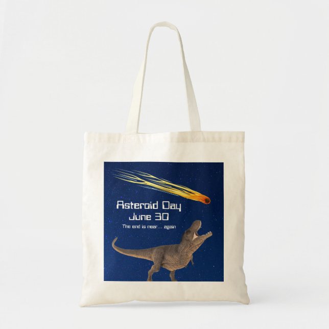 Bolsa Tote Dia Asteroide 30 de junho (Frente)