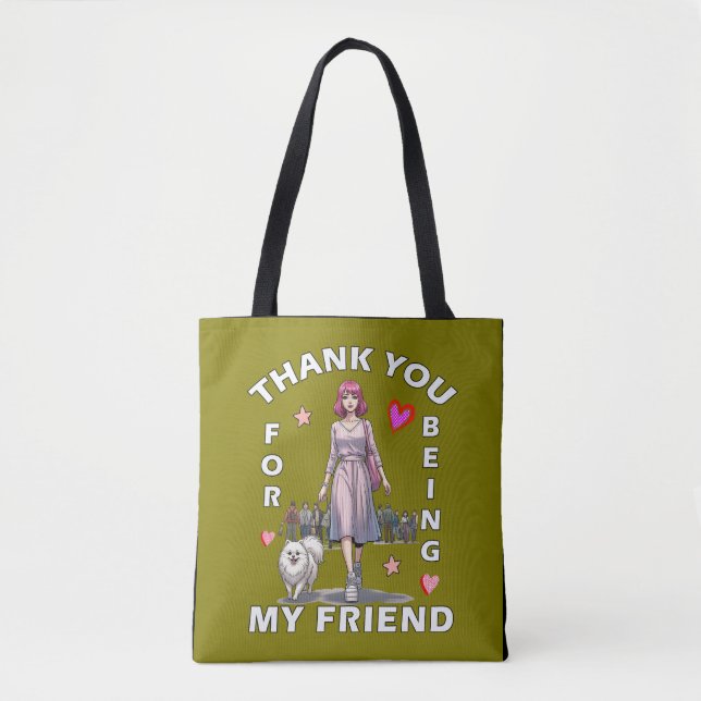 Bolsa Tote dia da amizade (Frente)