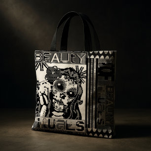 Bolsa Tote Dia da Arte de Pixel Morta