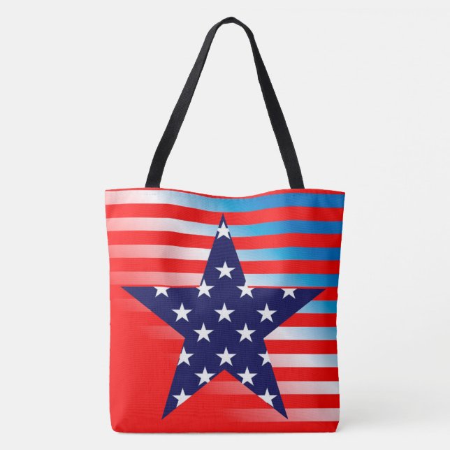 Bolsa Tote Dia da independência (Verso)