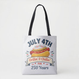 Bolsa Tote Dia da Independência 4 de Julho Único
