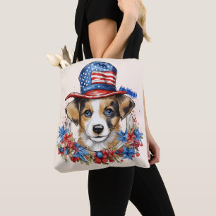 Bolsa Tote Dia da Independência Patriótica 4 de julho dos EUA