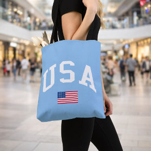 Bolsa Tote Dia da Independência Patriótico Bandeira Americana