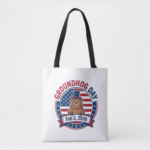 Bolsa Tote Dia da Marmota
