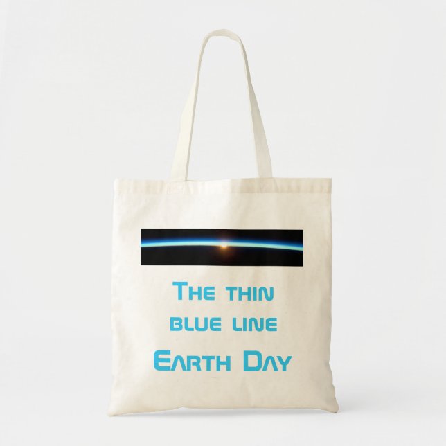 Bolsa Tote Dia da Terra - A Fina Linha Azul (Frente)
