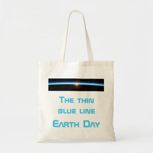 Bolsa Tote Dia da Terra - A Linha Azul Fino