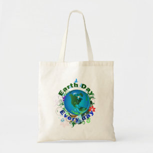 Bolsa Tote Dia da Terra cada dia