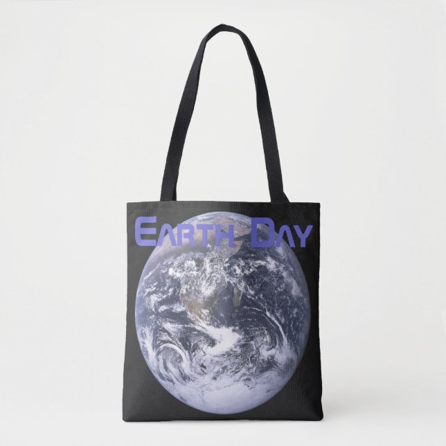 Bolsa Tote Dia da Terra - Terra em plena vista (Frente)