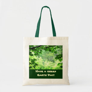Bolsa Tote Dia da Terra Verde