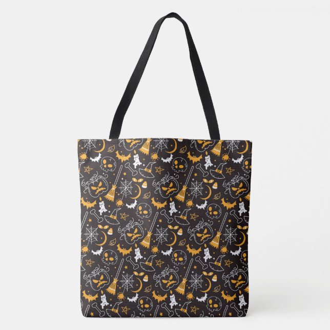 Bolsa Tote Dia das Bruxas (Frente)