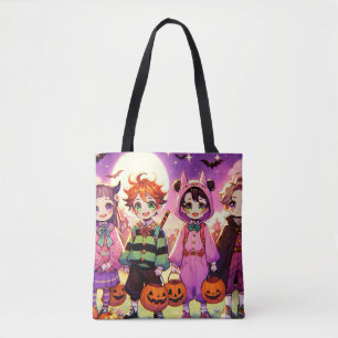 Bolsa Tote Dia das Bruxas do Anime Kid