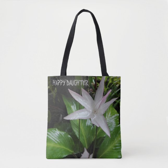 BOLSA TOTE DIA DAS FILHAS PRESENTE DA MÃE, PAI, AVÓ,  (Frente)