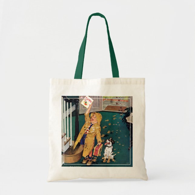 Bolsa Tote Dia das mães feliz (Frente)