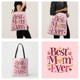 Bolsa Tote Dia das Mães Melhor Mãe de Todos os Tempos