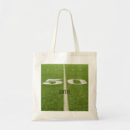 Bolsa Tote Dia de 50 Yard Line Green Field Game Day