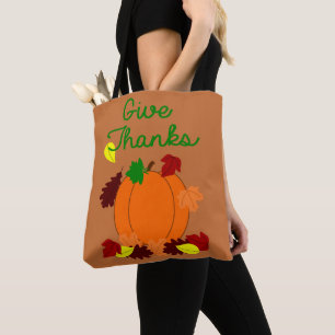 Bolsa Tote Dia de Ação de Graças