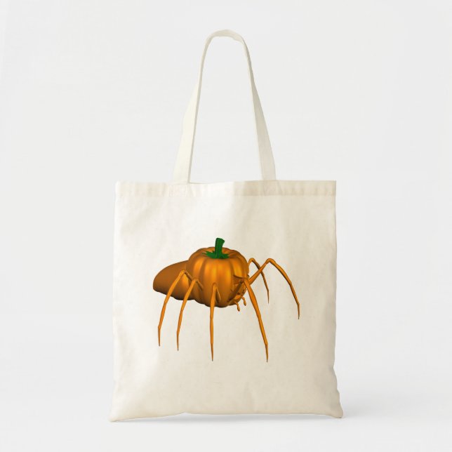 Bolsa Tote Dia de as Bruxas engraçado Spider (Frente)