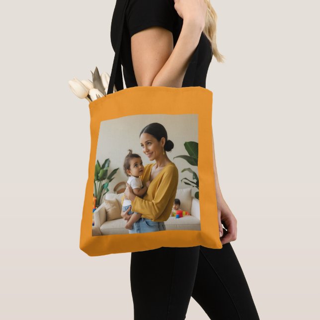 Bolsa Tote Dia de as mães Feliz (Close Up)