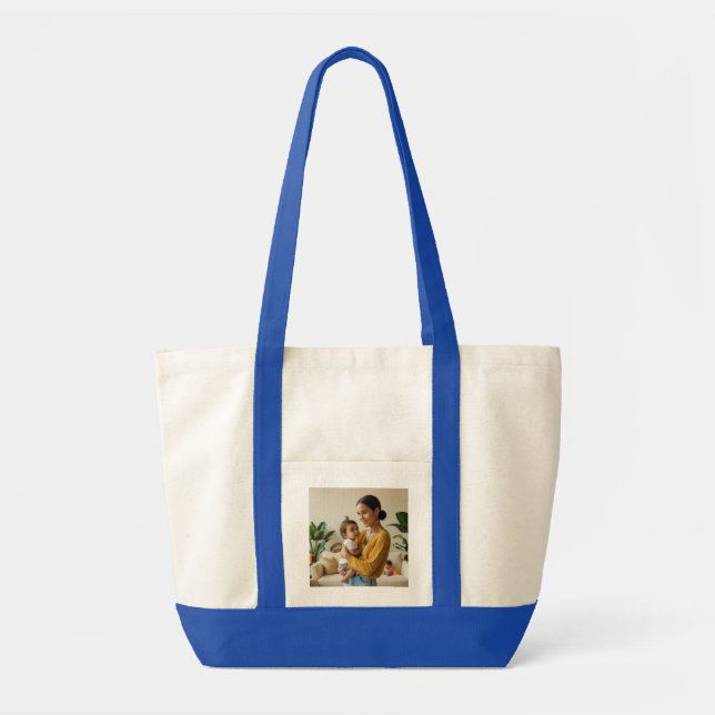 Bolsa Tote Dia de as mães Feliz (Frente)