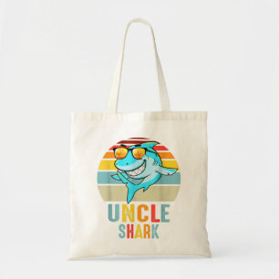 Bolsa Tote Dia de as mães Feliz da Família Tubarão do Tio Tub